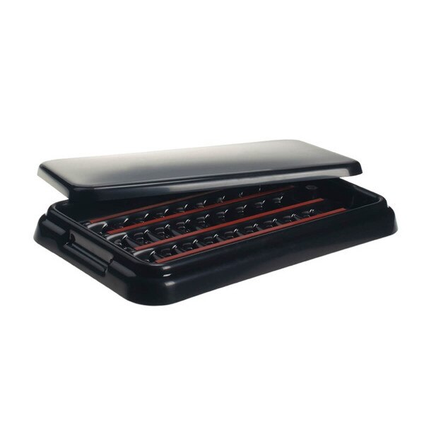 Slide Staining Tray System, black